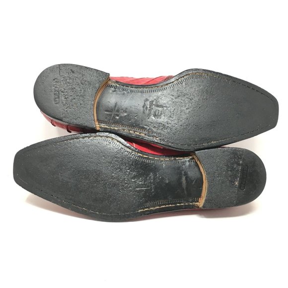 David Eden Oxfords Shoe Size 14 Red Full Alligator